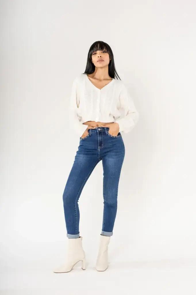 Jeans Nina clouté