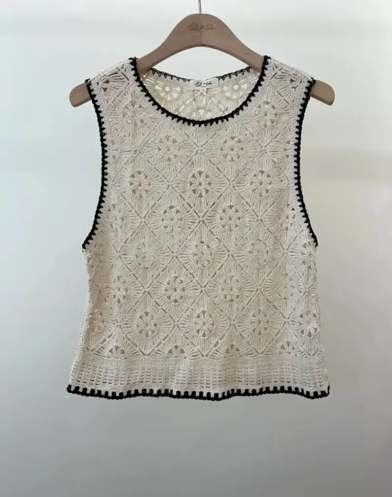 Top crochet Mélodie