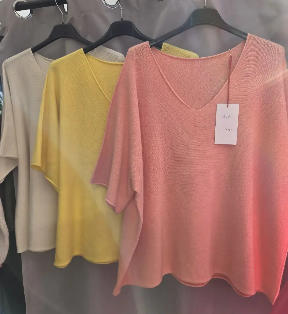 Pull poncho printemps