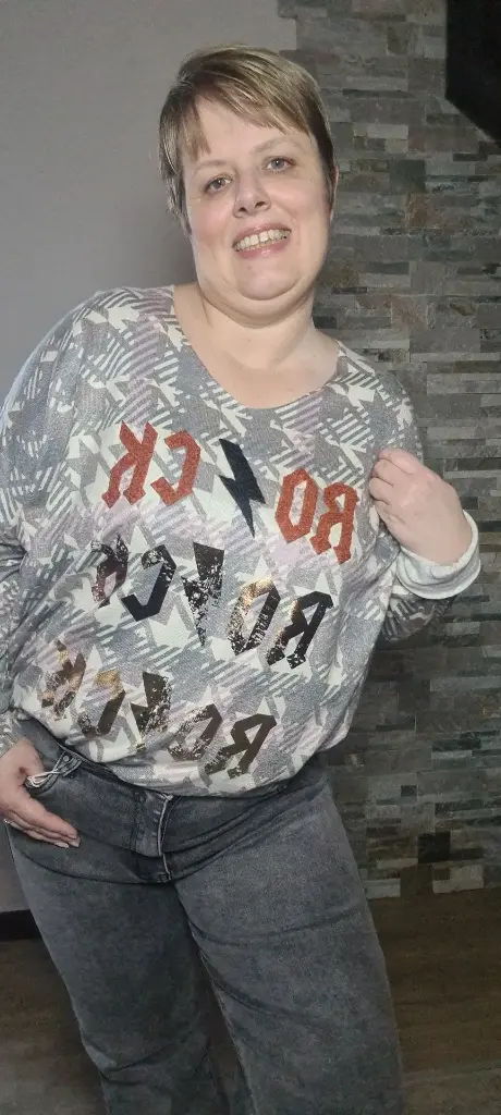 Pull rock grande taille