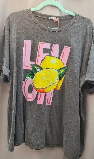 T-shirt Citron grande taille