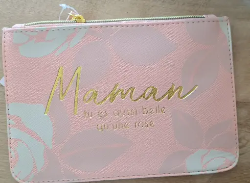 Pochette maman rose