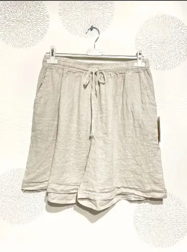 Short en lin Rosita grande taille 