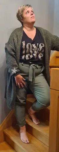 Gilet oversize Maya grande taille
